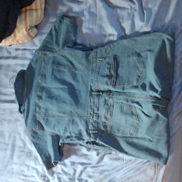 SHEIN Essnce Button Front Denim Jumpsuit - Picture 11 of 14